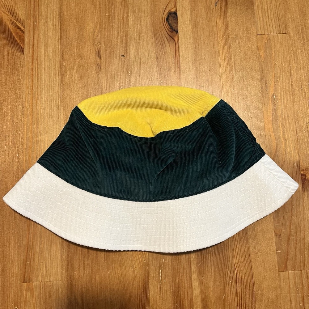 Goth Babe Bucket Hat 2023 The Lola Tour Green Yellow White Corduroy - Picture 5 of 6